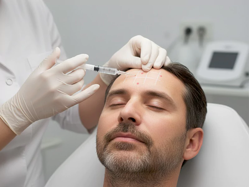 تزریق بوتاکس اقایان